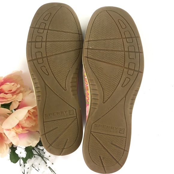 Sperry Top-Sider Angelfish Linen Floral Shoes Sz 8 - Picture 7 of 8